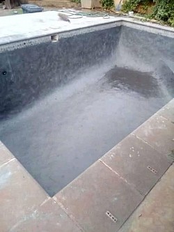 Pool After plastering