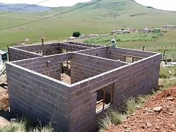 Building of a house